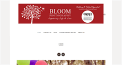 Desktop Screenshot of bloomphotography.com.au